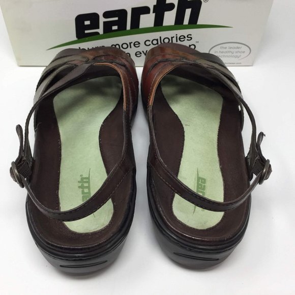 Womens Earth Jolie Sandal Bark Multi Color Leather - Picture 4 of 8
